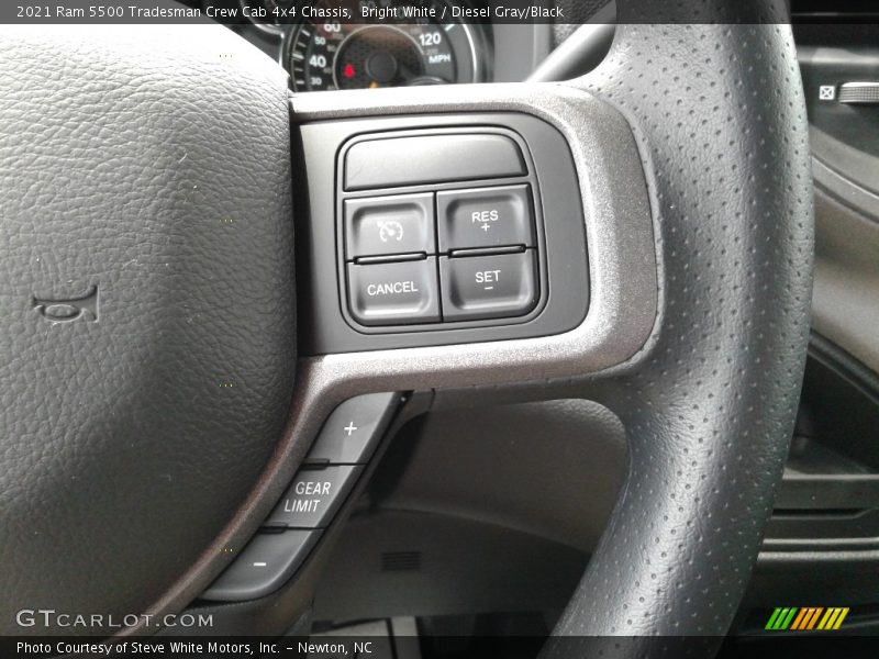 Bright White / Diesel Gray/Black 2021 Ram 5500 Tradesman Crew Cab 4x4 Chassis