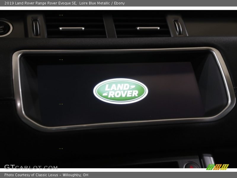 Loire Blue Metallic / Ebony 2019 Land Rover Range Rover Evoque SE