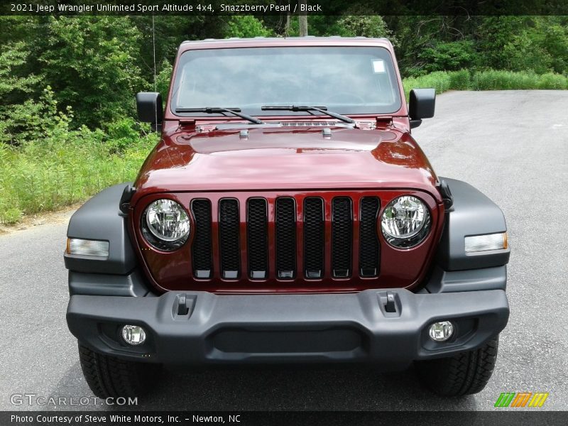 Snazzberry Pearl / Black 2021 Jeep Wrangler Unlimited Sport Altitude 4x4