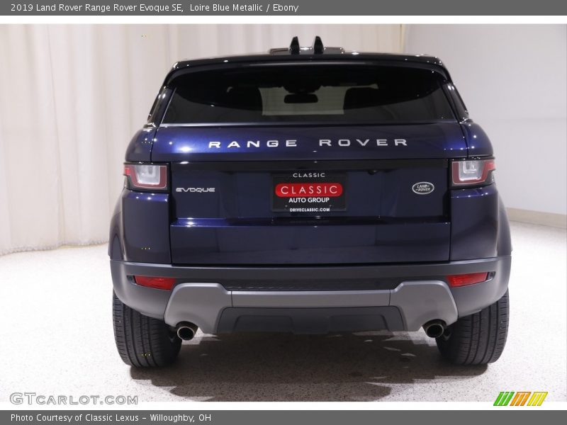 Loire Blue Metallic / Ebony 2019 Land Rover Range Rover Evoque SE