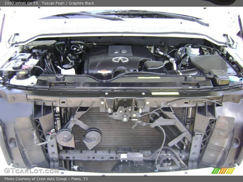 Tuscan Pearl / Graphite Black 2007 Infiniti QX 56
