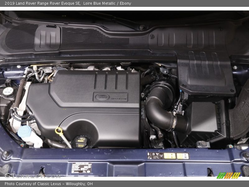 Loire Blue Metallic / Ebony 2019 Land Rover Range Rover Evoque SE