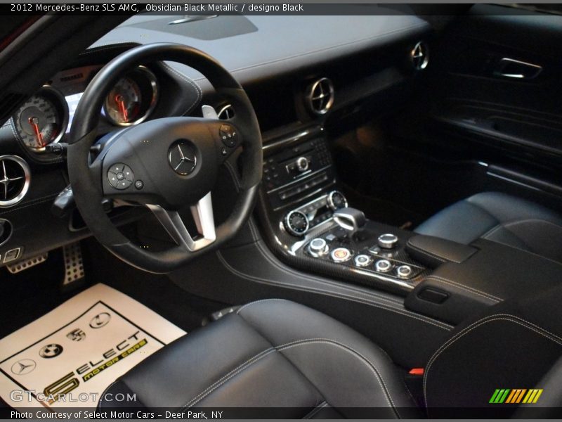 Dashboard of 2012 SLS AMG