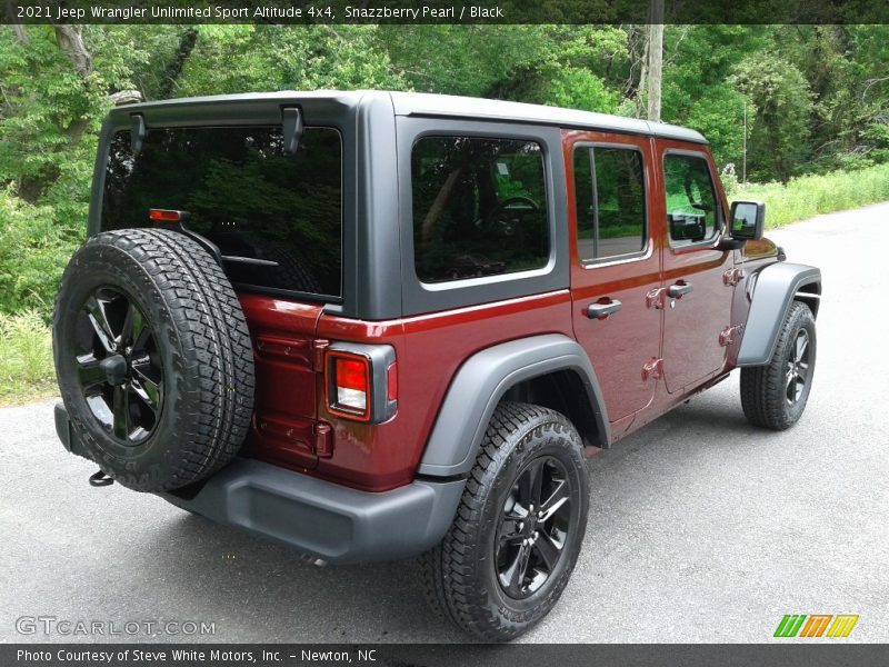 Snazzberry Pearl / Black 2021 Jeep Wrangler Unlimited Sport Altitude 4x4