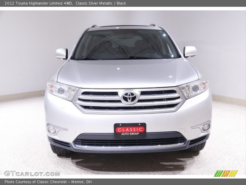 Classic Silver Metallic / Black 2012 Toyota Highlander Limited 4WD