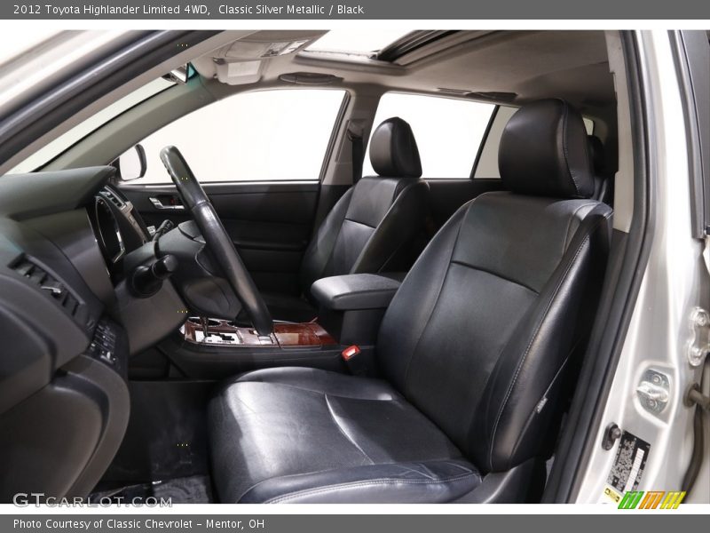 Classic Silver Metallic / Black 2012 Toyota Highlander Limited 4WD