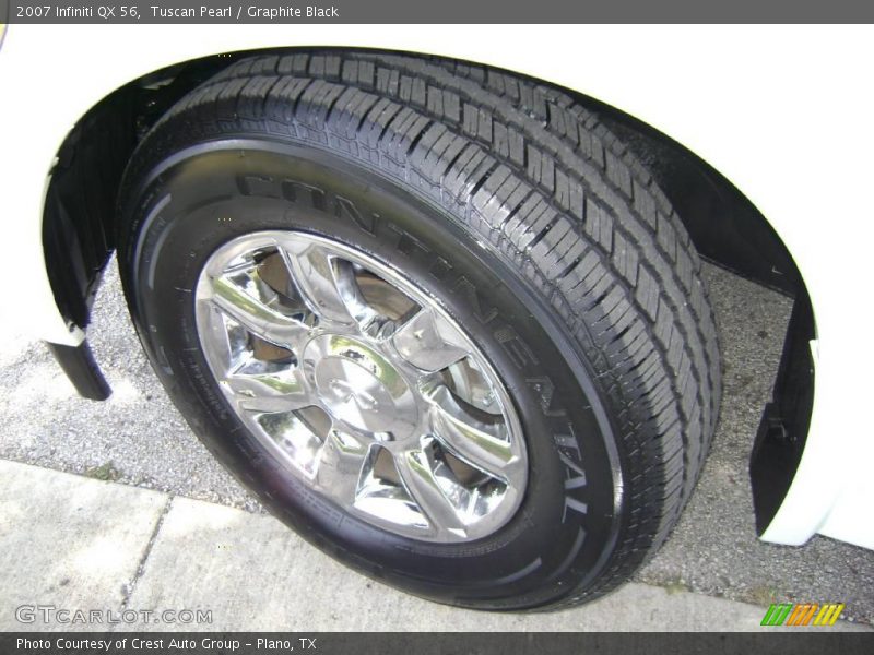 Tuscan Pearl / Graphite Black 2007 Infiniti QX 56