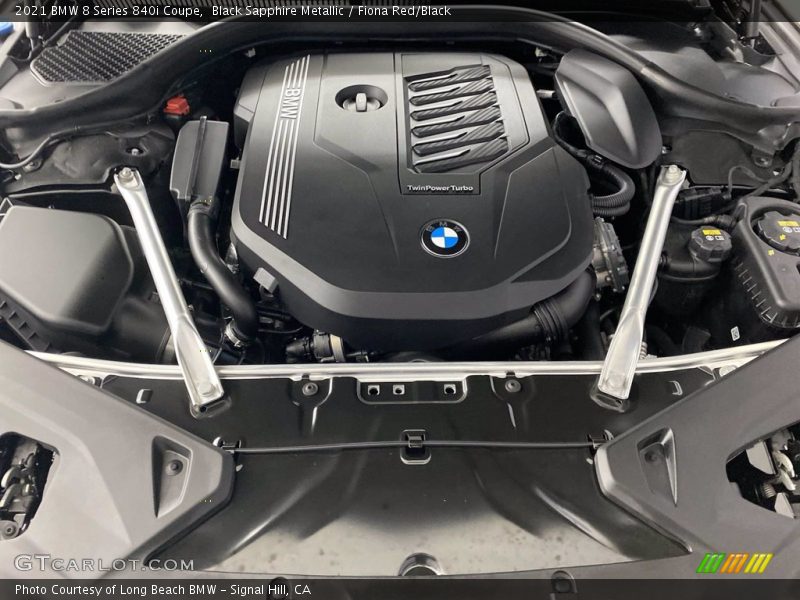  2021 8 Series 840i Coupe Engine - 3.0 Liter M TwinPower Turbocharged DOHC 24-Valve Inline 6 Cylinder
