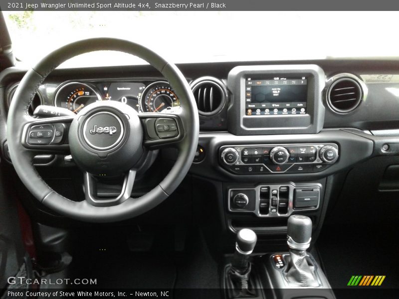 Snazzberry Pearl / Black 2021 Jeep Wrangler Unlimited Sport Altitude 4x4