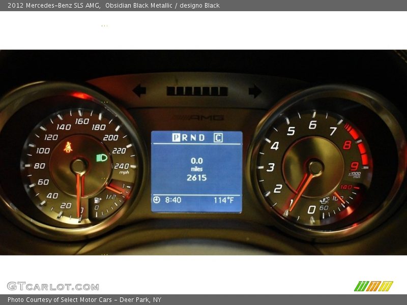  2012 SLS AMG AMG Gauges