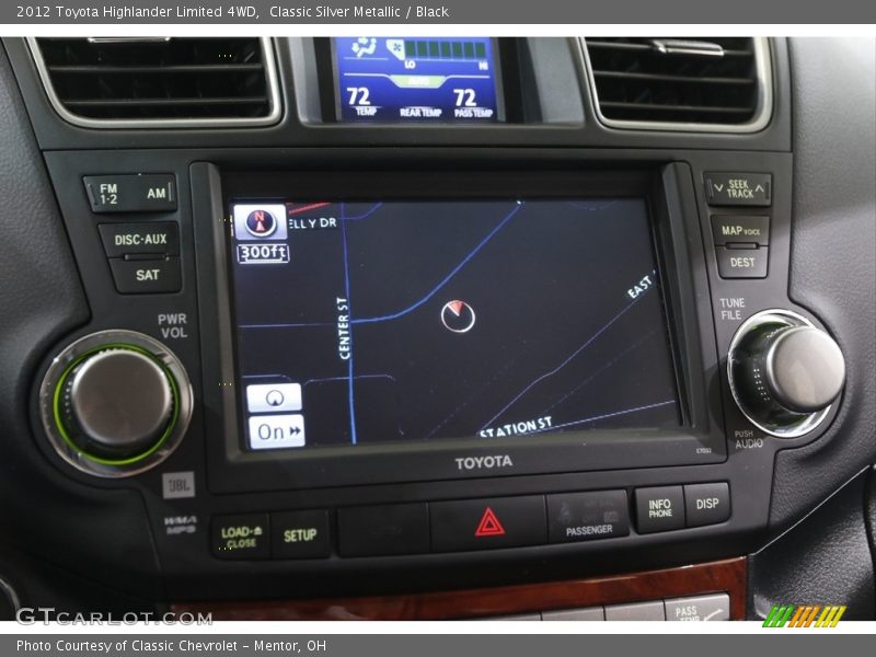 Classic Silver Metallic / Black 2012 Toyota Highlander Limited 4WD