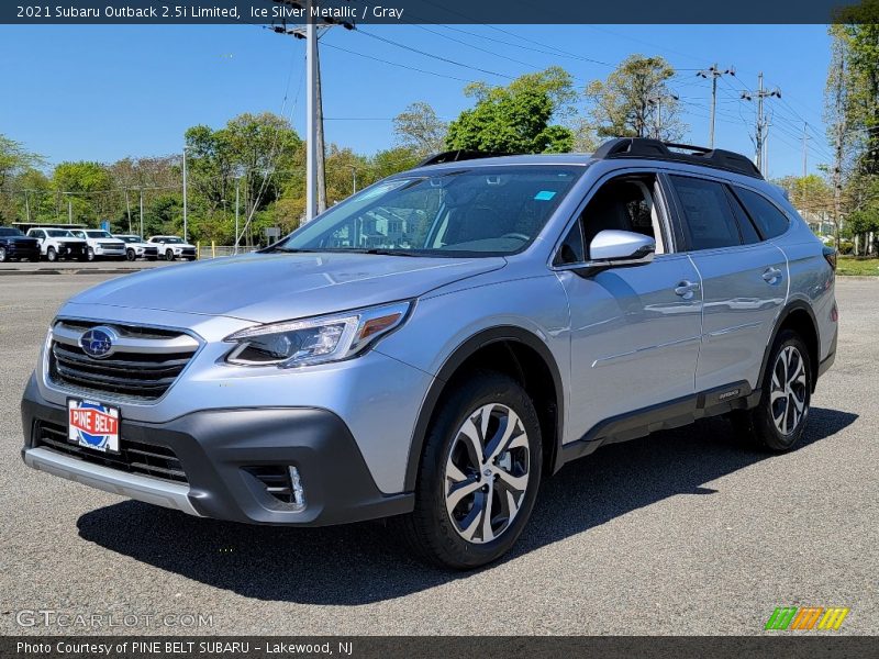 Ice Silver Metallic / Gray 2021 Subaru Outback 2.5i Limited