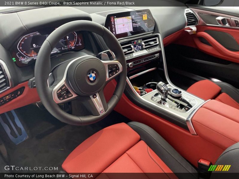  2021 8 Series 840i Coupe Fiona Red/Black Interior