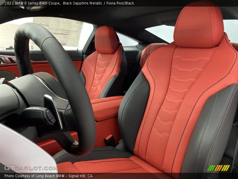 Front Seat of 2021 8 Series 840i Coupe