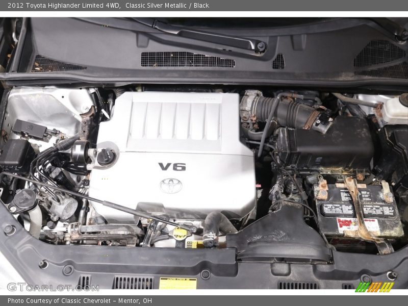 Classic Silver Metallic / Black 2012 Toyota Highlander Limited 4WD