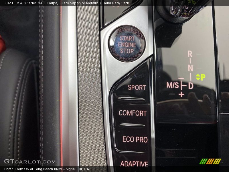 Controls of 2021 8 Series 840i Coupe