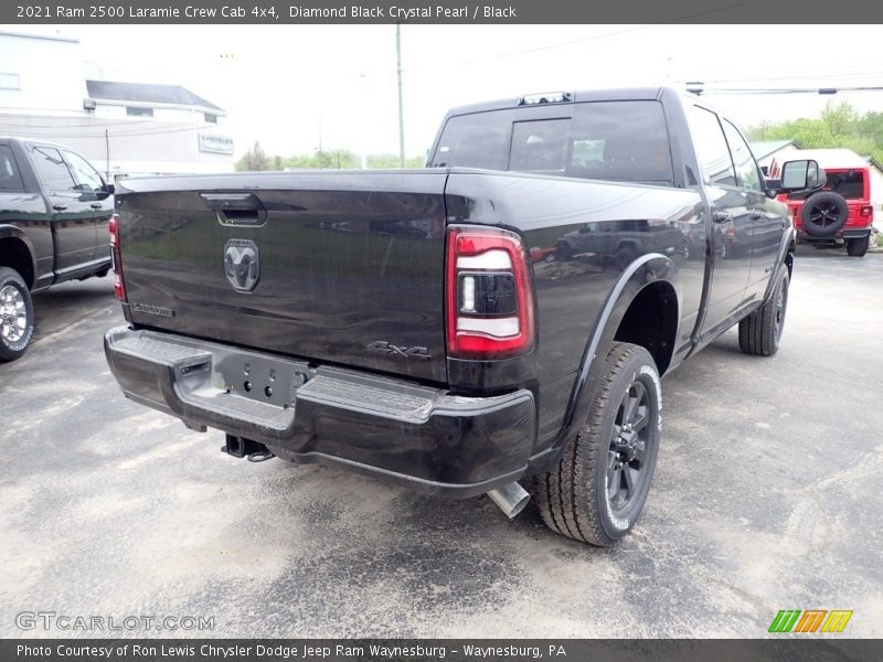 Diamond Black Crystal Pearl / Black 2021 Ram 2500 Laramie Crew Cab 4x4