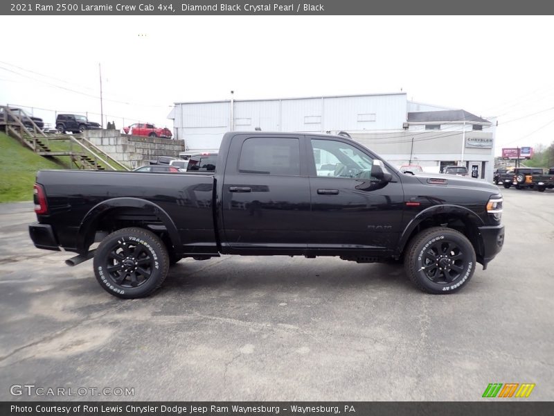 Diamond Black Crystal Pearl / Black 2021 Ram 2500 Laramie Crew Cab 4x4