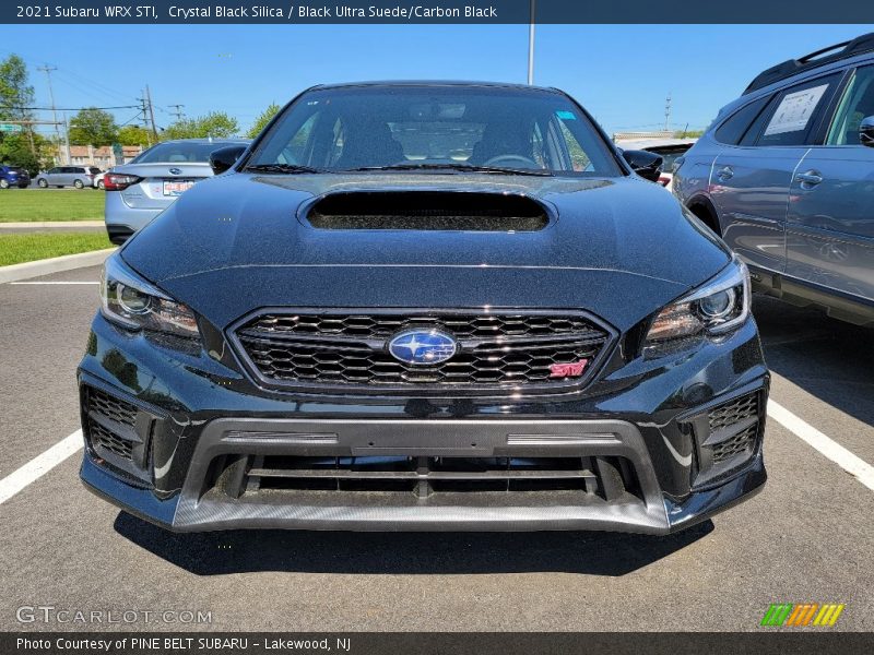 Crystal Black Silica / Black Ultra Suede/Carbon Black 2021 Subaru WRX STI