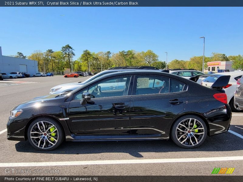  2021 WRX STI Crystal Black Silica