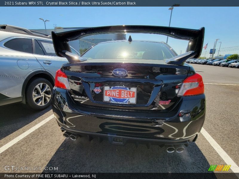 Crystal Black Silica / Black Ultra Suede/Carbon Black 2021 Subaru WRX STI