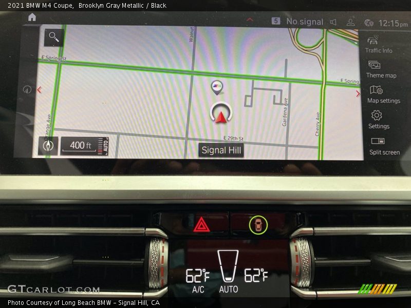 Navigation of 2021 M4 Coupe