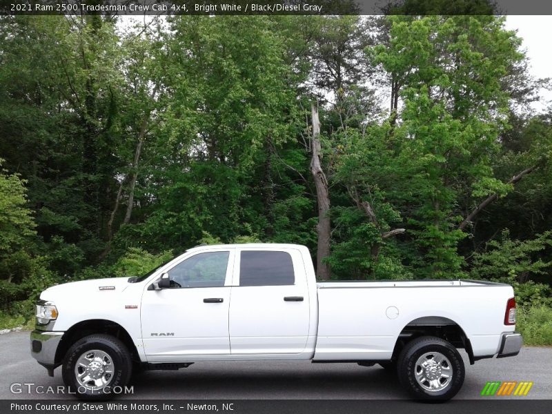 Bright White / Black/Diesel Gray 2021 Ram 2500 Tradesman Crew Cab 4x4