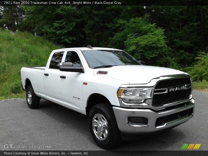 Bright White / Black/Diesel Gray 2021 Ram 2500 Tradesman Crew Cab 4x4