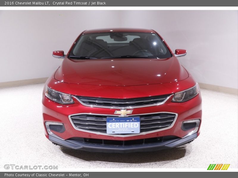 Crystal Red Tintcoat / Jet Black 2016 Chevrolet Malibu LT