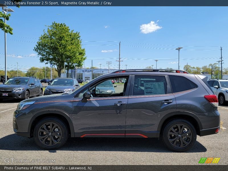 Magnetite Gray Metallic / Gray 2021 Subaru Forester 2.5i Sport