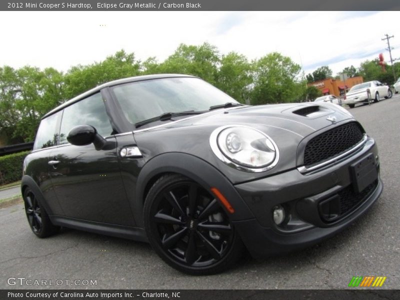 Eclipse Gray Metallic / Carbon Black 2012 Mini Cooper S Hardtop