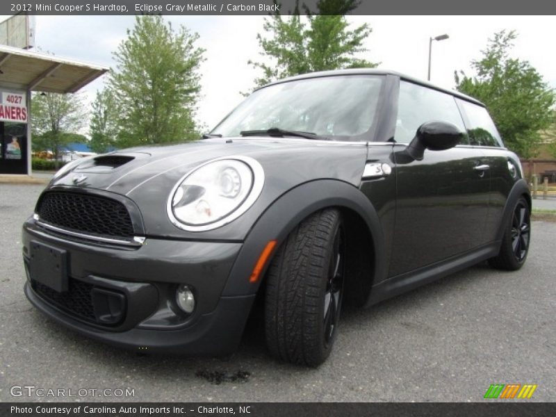 Eclipse Gray Metallic / Carbon Black 2012 Mini Cooper S Hardtop
