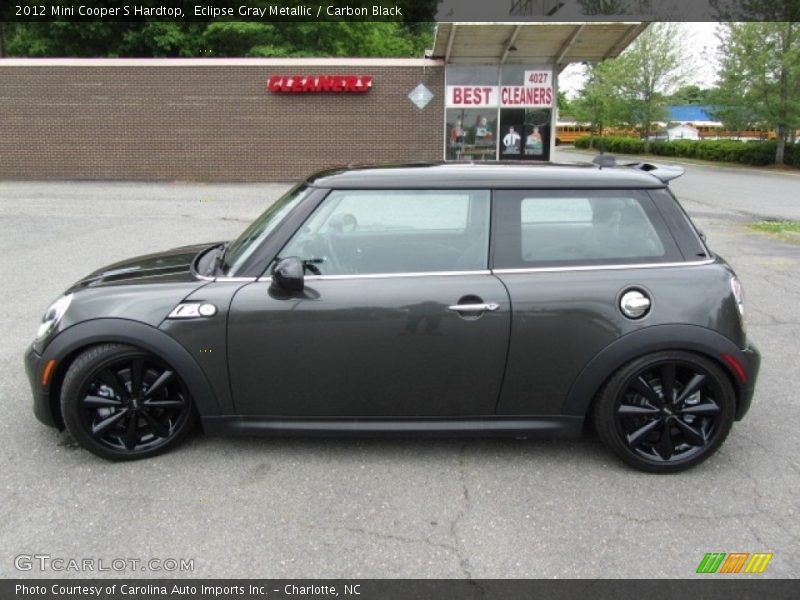 Eclipse Gray Metallic / Carbon Black 2012 Mini Cooper S Hardtop