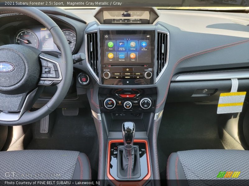 Magnetite Gray Metallic / Gray 2021 Subaru Forester 2.5i Sport