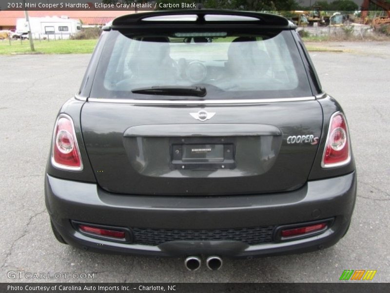 Eclipse Gray Metallic / Carbon Black 2012 Mini Cooper S Hardtop