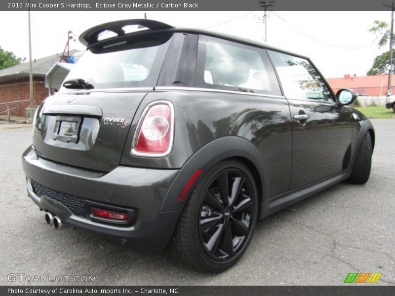Eclipse Gray Metallic / Carbon Black 2012 Mini Cooper S Hardtop