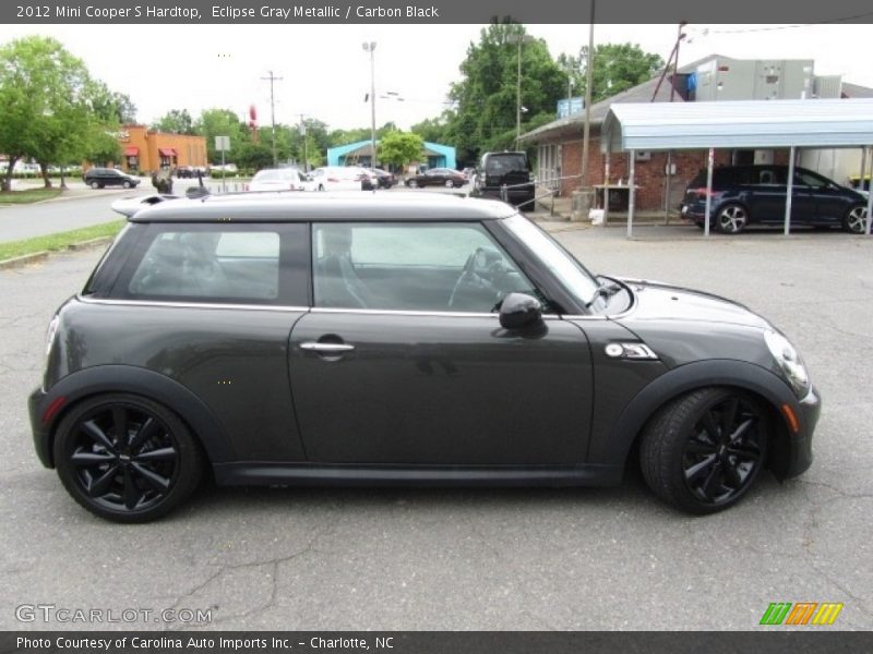 Eclipse Gray Metallic / Carbon Black 2012 Mini Cooper S Hardtop