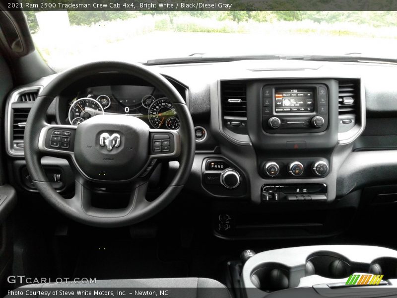 Bright White / Black/Diesel Gray 2021 Ram 2500 Tradesman Crew Cab 4x4
