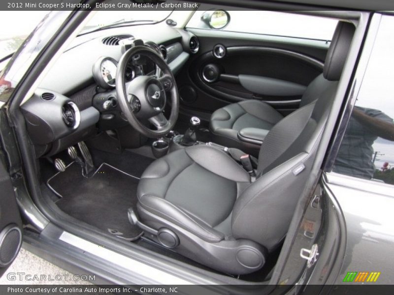 Eclipse Gray Metallic / Carbon Black 2012 Mini Cooper S Hardtop