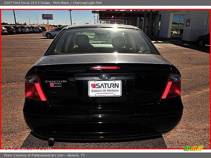 Pitch Black / Charcoal/Light Flint 2007 Ford Focus ZX4 S Sedan