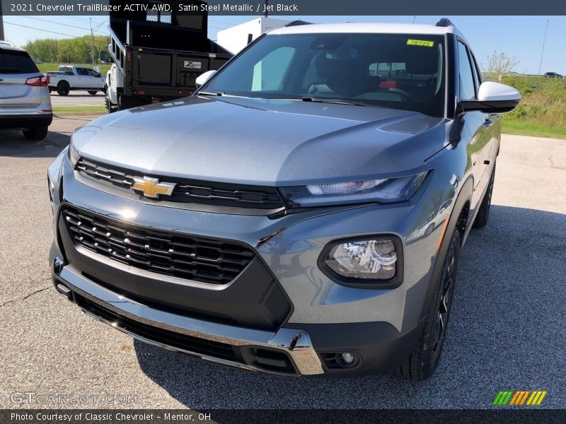 Satin Steel Metallic / Jet Black 2021 Chevrolet TrailBlazer ACTIV AWD