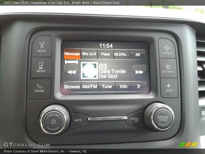 Bright White / Black/Diesel Gray 2021 Ram 2500 Tradesman Crew Cab 4x4