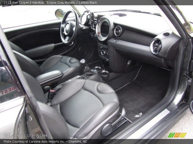 Eclipse Gray Metallic / Carbon Black 2012 Mini Cooper S Hardtop