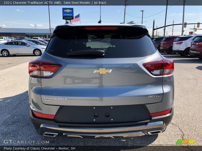 Satin Steel Metallic / Jet Black 2021 Chevrolet TrailBlazer ACTIV AWD