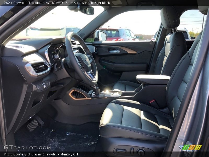 Satin Steel Metallic / Jet Black 2021 Chevrolet TrailBlazer ACTIV AWD