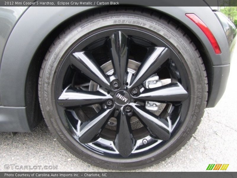 Eclipse Gray Metallic / Carbon Black 2012 Mini Cooper S Hardtop