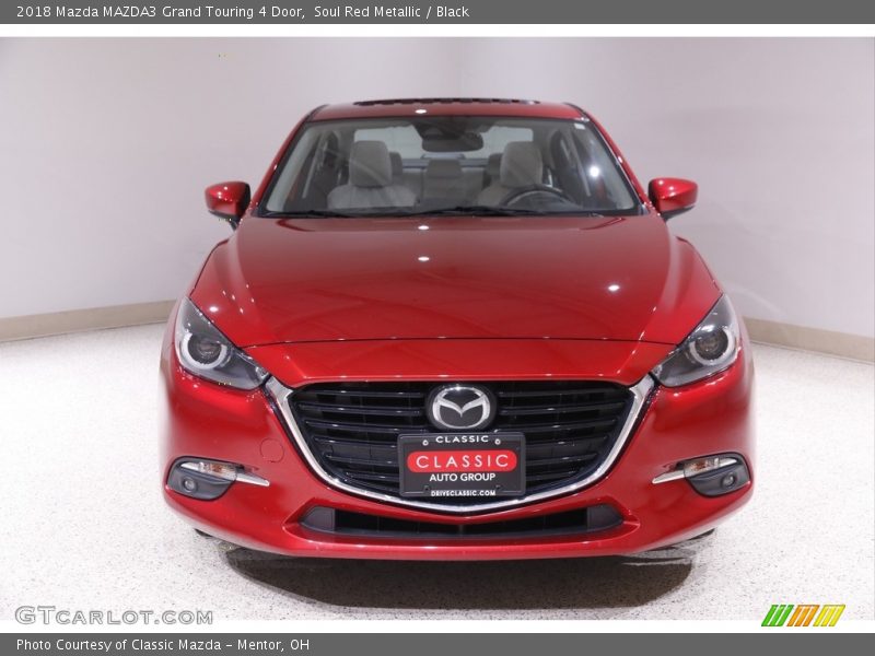 Soul Red Metallic / Black 2018 Mazda MAZDA3 Grand Touring 4 Door