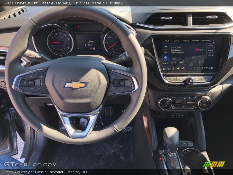 Satin Steel Metallic / Jet Black 2021 Chevrolet TrailBlazer ACTIV AWD