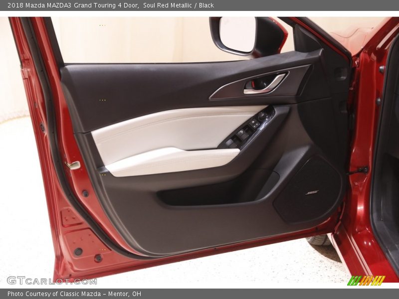 Soul Red Metallic / Black 2018 Mazda MAZDA3 Grand Touring 4 Door