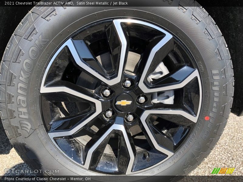 Satin Steel Metallic / Jet Black 2021 Chevrolet TrailBlazer ACTIV AWD